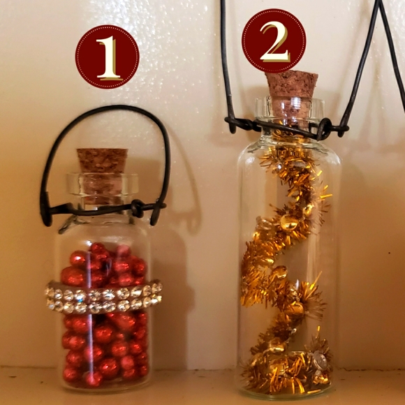 Miniature Bottle Christmas Tree Ornaments - Picture 8 of 9